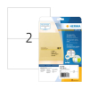 Herma 4683 étiquettes transparentes A4 210 x 148 mm (50 étiquettes) - mat