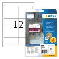 Herma 4692 étiquettes résistantes aux intempéries A4 97 x 42,3 mm (300 étiquettes) - blanc 230758