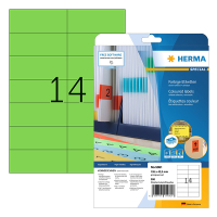 Herma 5061 étiquettes amovibles A4 105 x 42,3 mm (280 étiquettes) - vert 230770