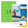 Herma 5061 étiquettes amovibles A4 105 x 42,3 mm (280 étiquettes) - vert