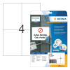 Herma 5082 étiquettes amovibles A4 105 x 148 mm (100 étiquettes) - blanc
