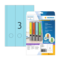 Herma 5138 étiquettes de dos imprimables 61 x 297 mm A4 autocollantes larges (60 étiquettes) - bleu 230875