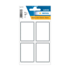 Herma 5713 étiquettes scolaires 40 x 55 mm (24 étiquettes) - blanc/gris 230929 - 1
