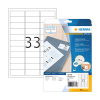 Herma 8837 étiquettes jet d'encre A4 63,5 x 25,4 mm (825 étiquettes) - blanc 230820 - 1