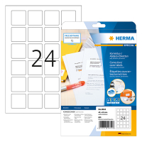 Herma 9642 Etiquettes code QR A4 40 x 40 mm (600 étiquettes) - blanc 9642 230535