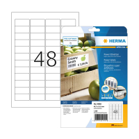 Herma Power 10902 étiquettes extra fortes 45,7 x 21,2 mm (1200 étiquettes) - blanc 230893