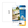Herma Power 10911 étiquettes extra fortes 210 x 297 mm (25 étiquettes) - blanc