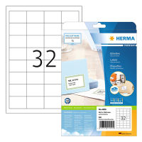 Herma Premium 4200 étiquettes adhésives permanentes A4 48,3 x 33,8 mm (800 étiquettes) - blanc 230592