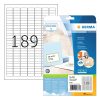 Herma Premium 4333 étiquettes adhésives permanentes A4 25,4 x 10 mm (4725 étiquettes) - blanc