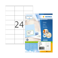 Herma Premium 4453 étiquettes adhésives permanentes 70 x 36 mm (2400 étiquettes) - blanc 4453 238356