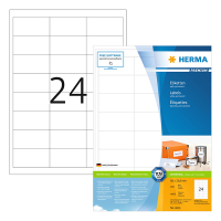 Herma Premium 4614 étiquettes adhésives permanentes A4 66 x 33,8 mm (4800 étiquettes) - blanc 230577