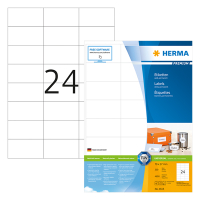 Herma Premium 4615 étiquettes adhésives permanentes A4 70 x 37 mm (4800 étiquettes) - blanc 4615 230513