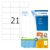 Herma Premium 4616 étiquettes adhésives permanentes A4 70 x 42,3 mm (4200 étiquettes) - blanc