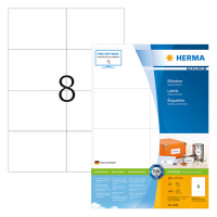 Herma Premium 4626 étiquettes adhésives permanentes A4 105 x 74 mm (1600 étiquettes) - blanc 4626 230515
