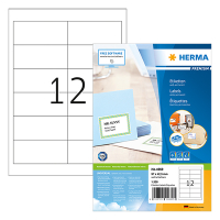 Herma Premium 4669 étiquettes adhésives permanentes A4 97 x 42,3 mm (1200 étiquettes) - blanc 4669 230518