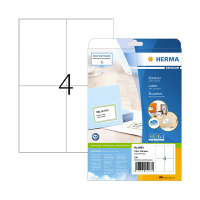 Herma Premium 5063 étiquettes adhésives permanentes A4 105 x 148 mm (100 étiquettes) - blanc 5063 230402