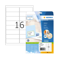 Herma Premium 5075 étiquettes d'adresse adhésives permanentes A4 99,1 x 33,8 mm (400 étiquettes) - blanc 5075 230412
