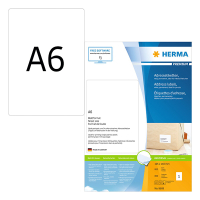 Herma Premium 8689 étiquettes adhésives permanentes A6 105 x 148 mm (800 étiquettes) - blanc 230538