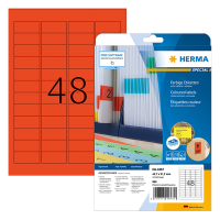 Herma Special 4367 étiquettes amovibles A4 45,7 x 21,2 mm (960 étiquettes) - rouge 4367 230477