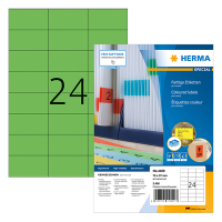 Herma Special 4409 étiquettes adhésives permanentes A4 70 x 37 mm (2400 étiquettes) - vert 4409 230489