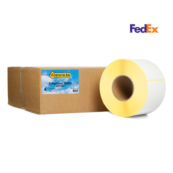 Honeywell étiquettes d'expédition FedEx (3007096-T) 102 x 152 mm (4 rouleaux) marque 123encre 653314 - 1