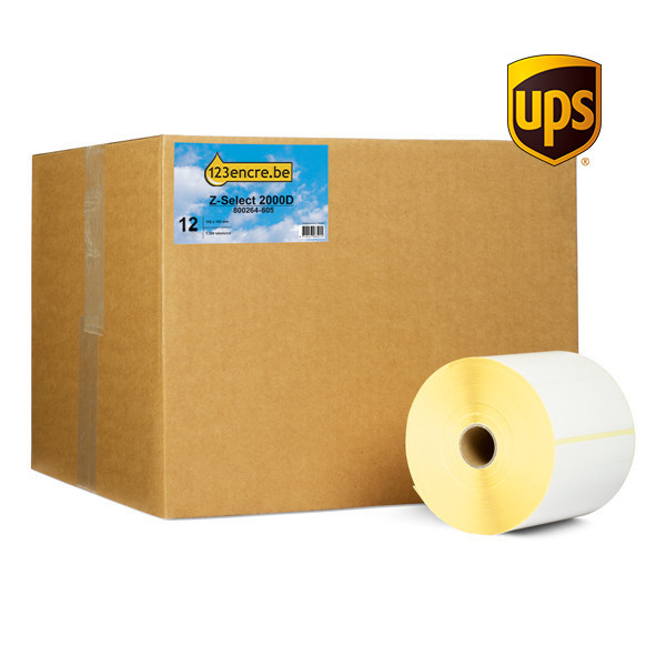 Honeywell étiquettes d'expédition UPS (800264-605) 102 x 152 mm (12 rouleaux) marque 123encre 653201 - 1