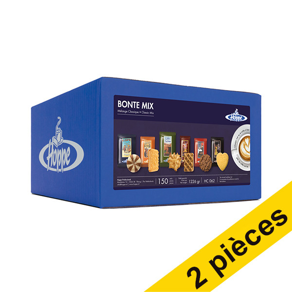 Hoppe Offre : 2x Hoppe Mélange Classique biscuits café (150 pièces)  423642 - 1