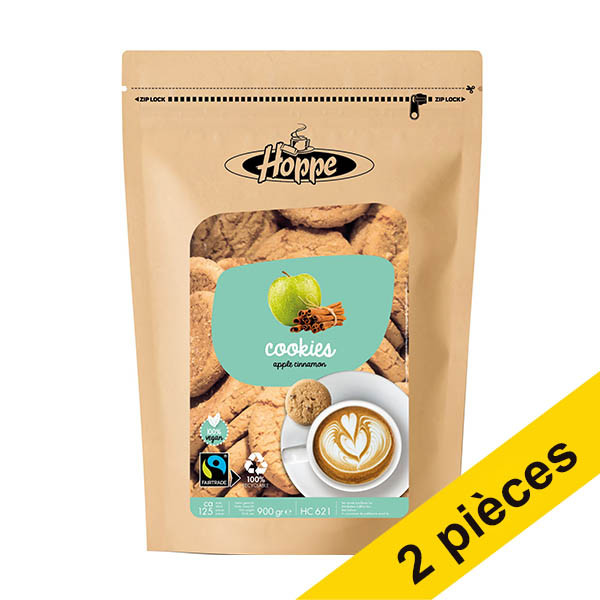Offre : 2x Hoppe biscuits Pomme Cannelle Fairtrade (125 pièces) 422869 - 1
