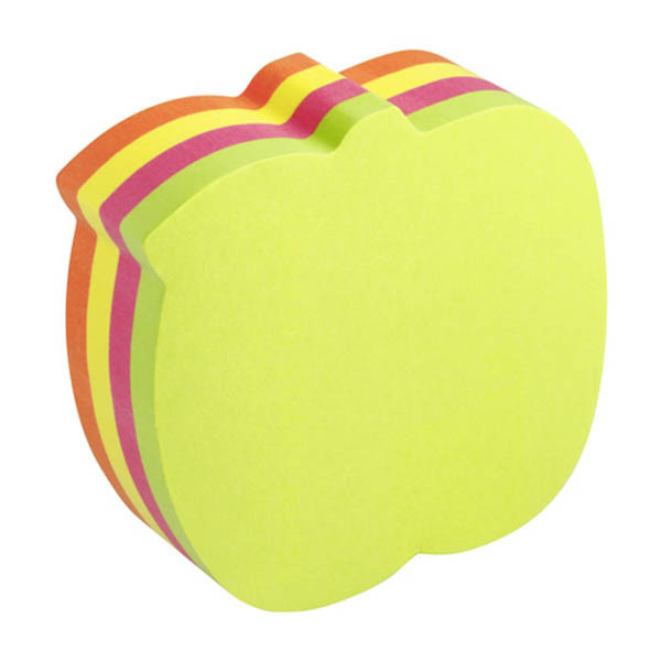 Info Notes notes autocollantes assortiment en forme de pomme 70 x 70 mm (200 feuilles) 303234 - 1