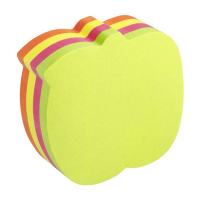 Info Notes notes autocollantes assortiment en forme de pomme 70 x 70 mm (200 feuilles) 303234