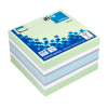 Info Notes notes autocollantes cube 75 x 75 mm (450 feuilles) - bleu/vert