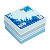 Info Notes notes autocollantes cube assortiment 75 x 75 mm (400 feuilles) - bleu 303219 - 1