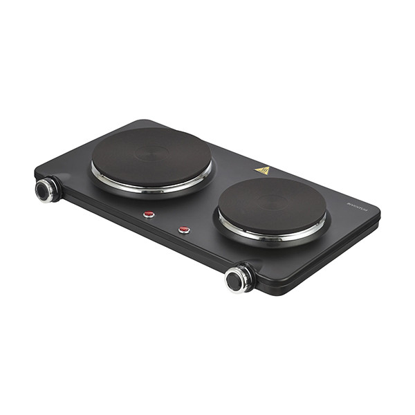 Inventum KP602B plaque de cuisson électrique 2 foyers - noir 828747 - 1