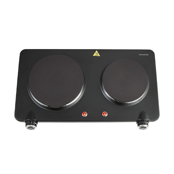 Inventum KP602B plaque de cuisson électrique 2 foyers - noir 828747 - 2