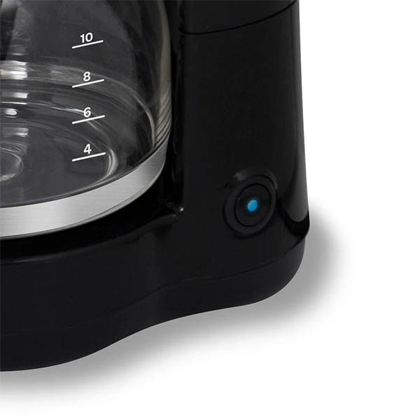Inventum KZ612 cafetière 1,25 litre - noir/inox 828708 - 2