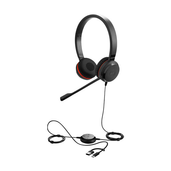 Jabra Evolve2 30 UC Stereo USB casque filaire 361325 - 3