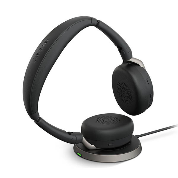 Jabra Evolve2 65 Flex Link380c MS casque stéréo sans fil avec station de charge 401078 Jabra Evolve2 65 Flex Link380c MS casque stéréo sans fil avec station de charge 401078 - 1