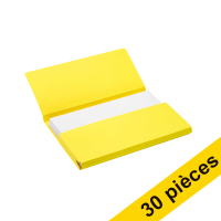 Offre : 3x Jalema Secolor Pocket-file pochette documents en carton A4 (10 pièces) - jaune