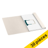 Offre : 3x Jalema Secolor Tree Free Clipex chemise A4 (10 pièces) - gris 234829 - 1