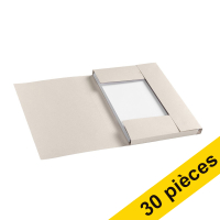 Offre : 3x Jalema Secolor Tree Free chemise à rabats (10 pièces) - gris
