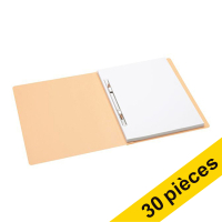 Offre : 3x Jalema Secolor chemise à glissière A4 (10 pièces) - chamois