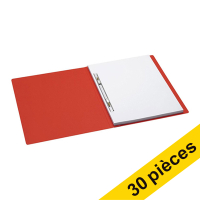 Offre : 3x Jalema Secolor chemise à glissière A4 (10 pièces) -  rouge