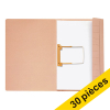 Offre : 3x Jalema Secolor chemise de classement à clip A4 (10 pièces) - chamois 234812 - 1