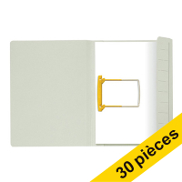 Offre : 3x Jalema Secolor chemise de classement à clip A4 (10 pièces) - gris