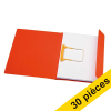 Offre : 3x Jalema Secolor chemise de classement à clip Folio (50 pièces) - rouge 234628 - 1