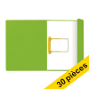 Offre : 3x dossier à clips Jalema Secolor A4 vert (10 pièces) 234815 - 1