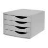 Jalema Re-solution module de classement (4 tiroirs) - gris 234613 - 1
