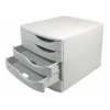 Jalema Re-solution module de classement (5 tiroirs) - gris 234615 - 1