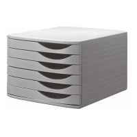 Jalema Re-solution module de classement (6 tiroirs) - gris 2686376307 234666