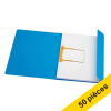 Jalema Secolor chemise de classement à clip Folio (50 pièces) - bleu